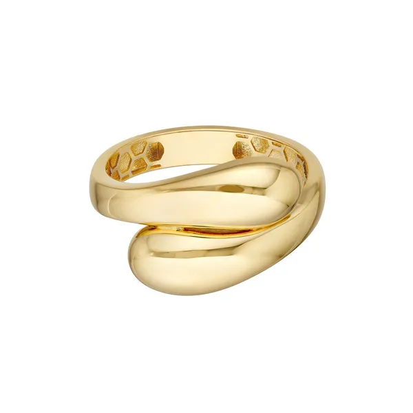14K Yellow Gold Polished Bypass Ring Dickinson Jewelers Dunkirk, MD