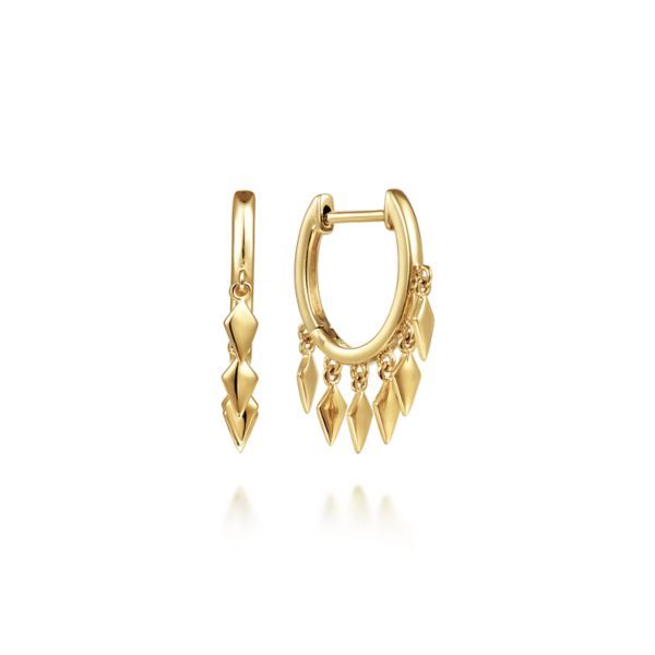 14k Yellow Gold Huggie Earrings Dickinson Jewelers Dunkirk, MD