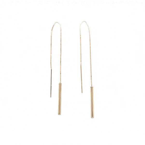 14k Yellow Gold Threader Earrings Dickinson Jewelers Dunkirk, MD