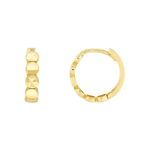 14k Yellow Gold Huggie Earrings Dickinson Jewelers Dunkirk, MD