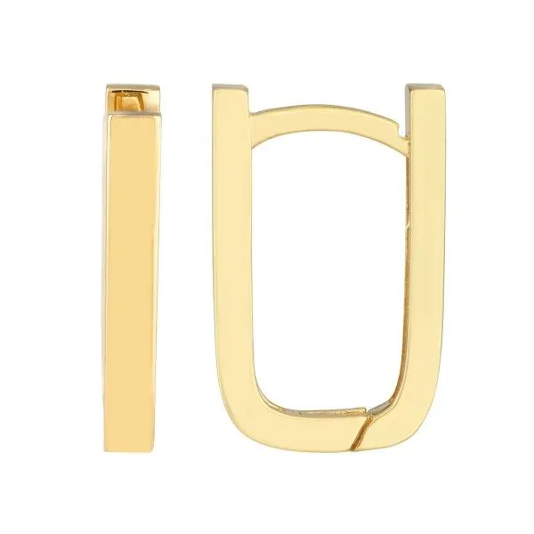 14k Yellow Gold Hoop Earrings Dickinson Jewelers Dunkirk, MD