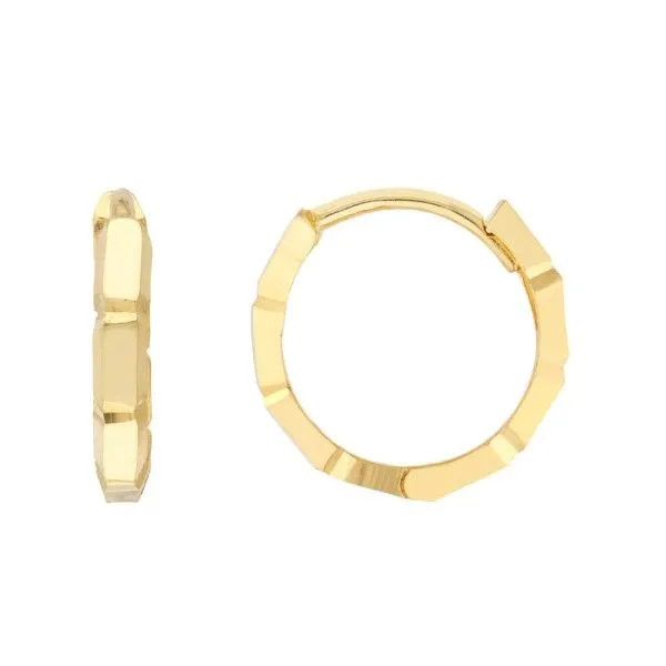14k Yellow Gold Huggie Earrings Dickinson Jewelers Dunkirk, MD