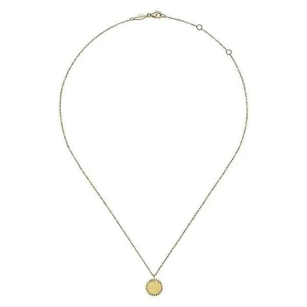 14k Yellow Gold Pendant Image 2 Dickinson Jewelers Dunkirk, MD