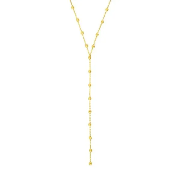 14k Yellow Gold Lariat Necklace Dickinson Jewelers Dunkirk, MD
