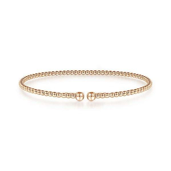 14k Rose Gold Cuff Bracelet Dickinson Jewelers Dunkirk, MD