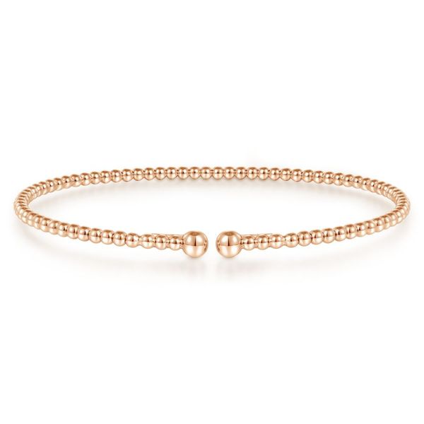 14k Rose Gold Cuff Bracelet Dickinson Jewelers Dunkirk, MD