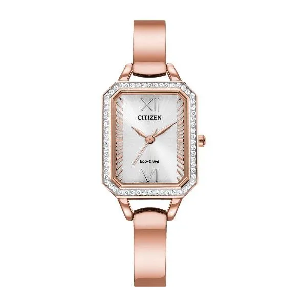 Rose Tone Bangle Band Watch Dickinson Jewelers Dunkirk, MD