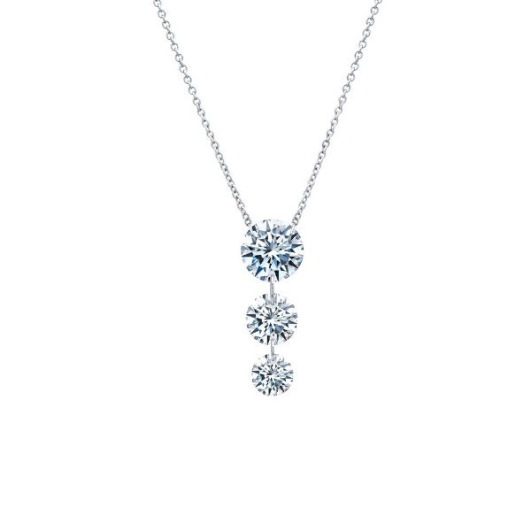 Lassaire Simulated Diamond Drop Necklace Dickinson Jewelers Dunkirk, MD