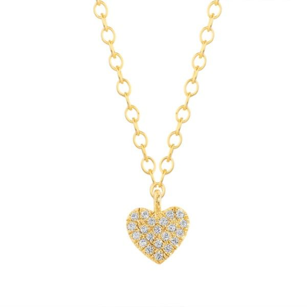 "Small Heart" Diamond Necklace Dickinson Jewelers Dunkirk, MD