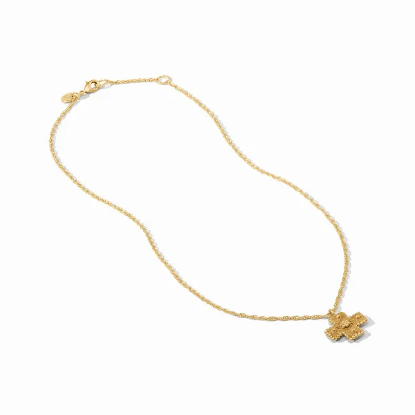 24ky Gold Plated "Canterbury" Malta Delicate Necklace Image 2 Dickinson Jewelers Dunkirk, MD