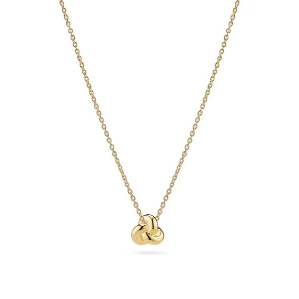 18k Gold Plated Imperia Pianura Small Knot Pendant on Chain Dickinson Jewelers Dunkirk, MD