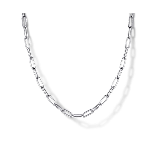 Sterling Silver Solid Paperclip Chain Dickinson Jewelers Dunkirk, MD