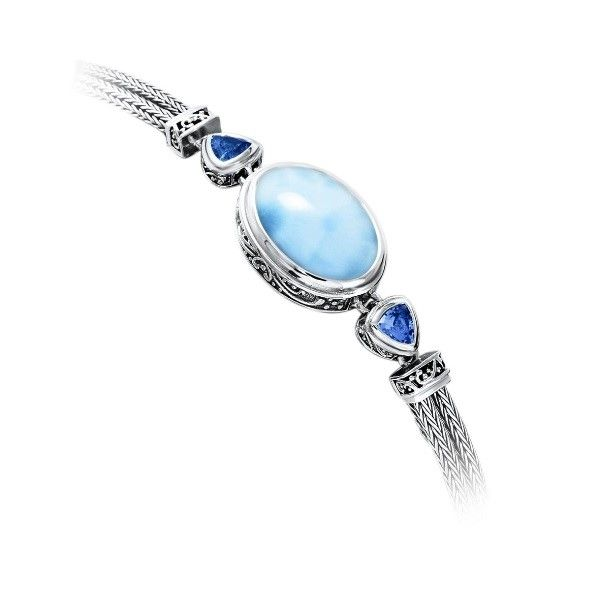 Azure Pear Larimar Bracelet Dickinson Jewelers Dunkirk, MD