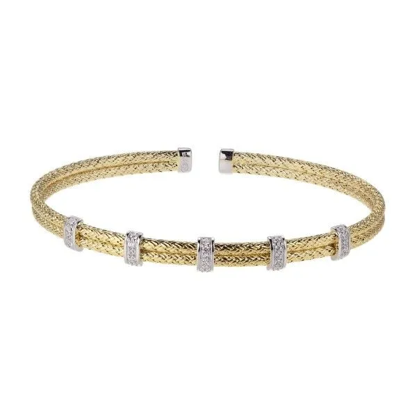 Cubic zirconia cheap cuff bracelet