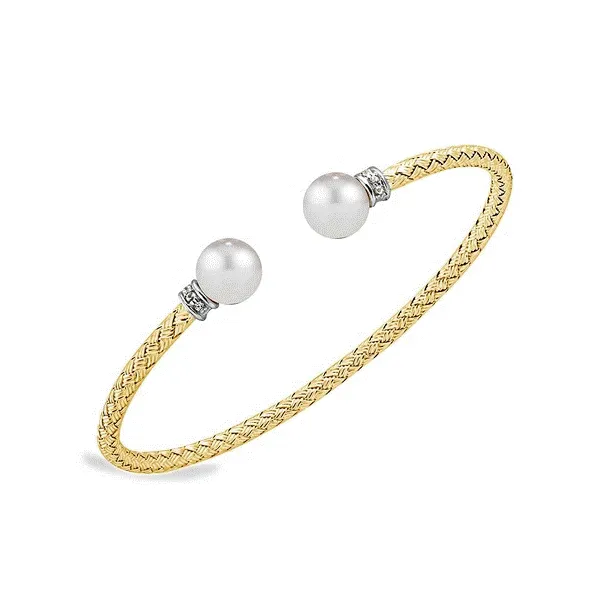 "Luna" Freshwater Pearl Cuff Bracelet Dickinson Jewelers Dunkirk, MD