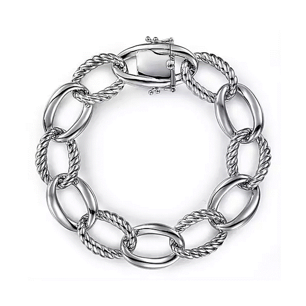 Sterling Silver Rope Link Bracelet Dickinson Jewelers Dunkirk, MD