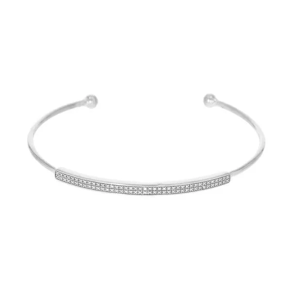 "Straight Bar" Diamond Cuff Bracelet Dickinson Jewelers Dunkirk, MD