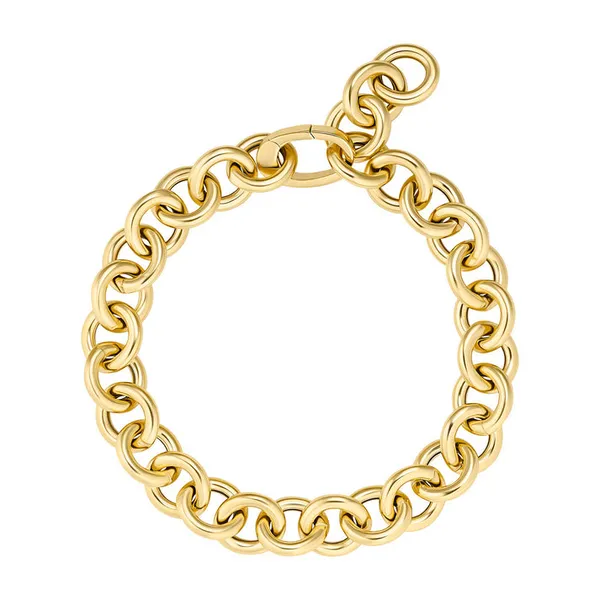 18k Gold Plated Chain Link Bracelet Dickinson Jewelers Dunkirk, MD