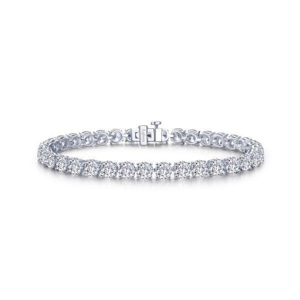 Lassaire Simulated Diamond Tennis Bracelet Image 2 Dickinson Jewelers Dunkirk, MD