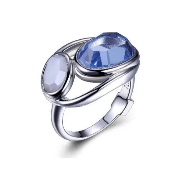 Sterling Silver Blue Quartz And Blue Agate Ring Dickinson Jewelers Dunkirk, MD