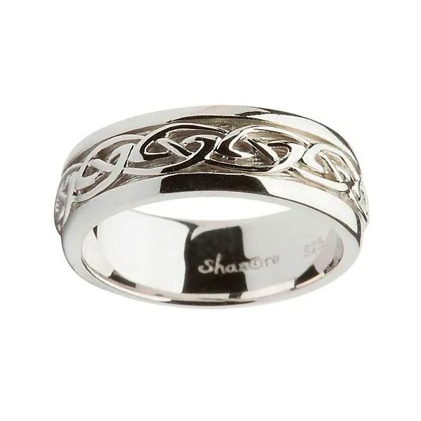 Sterling Silver Celtic Knot Wedding Band - Sz 11 Dickinson Jewelers Dunkirk, MD