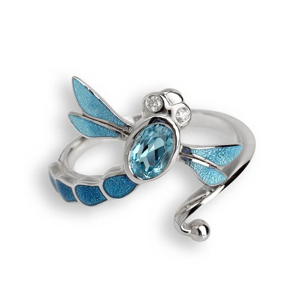 Sterling Silver And Enamel Dragonfly Ring Dickinson Jewelers Dunkirk, MD