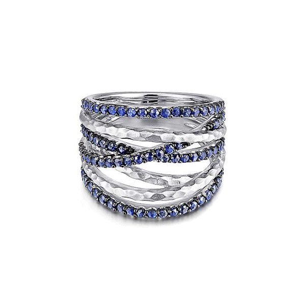Sterling Silver Sapphire Layered Ring Dickinson Jewelers Dunkirk, MD