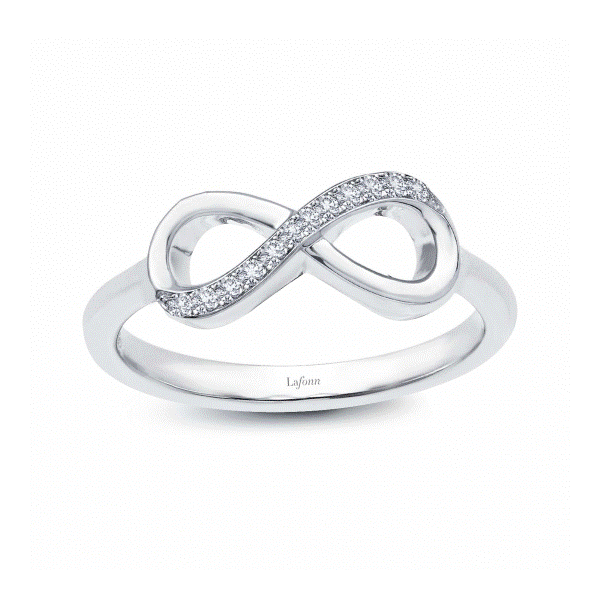 Lassaire Simulated Diamond Infinity Ring - Sz 7 Dickinson Jewelers Dunkirk, MD