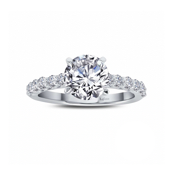 Lassaire Simulated Diamond Engagement Ring - Sz 7 Dickinson Jewelers Dunkirk, MD