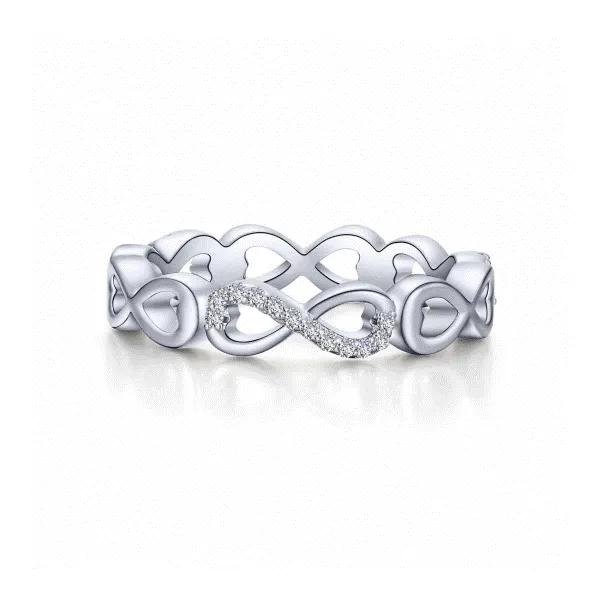 Lassaire Simulated Diamond Infinity Eternity Band - Sz 7 Dickinson Jewelers Dunkirk, MD