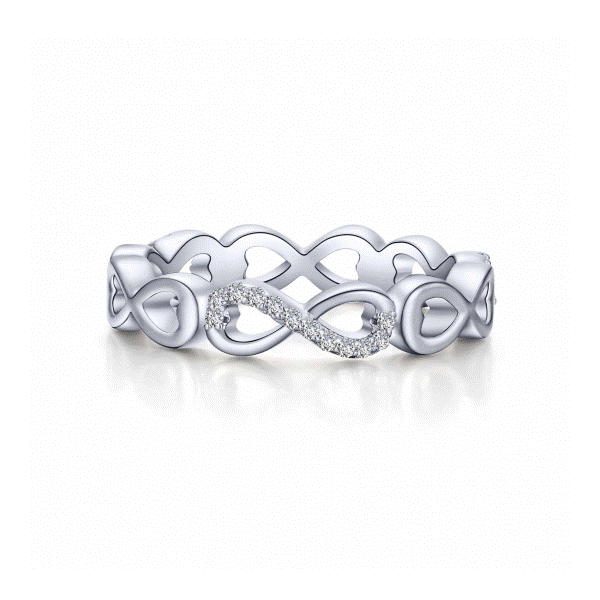 Lassaire Simulated Diamond Infinity Eternity Band - Sz 6 Dickinson Jewelers Dunkirk, MD