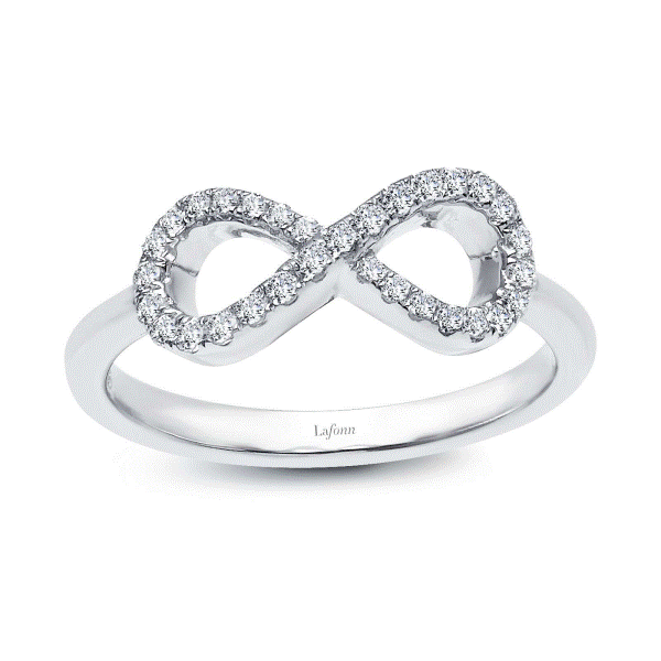 Lassaire Simulated Diamond Infinity Ring - Sz 7 Dickinson Jewelers Dunkirk, MD
