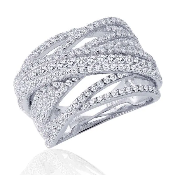 Lafonn Lassaire Simulated Diamond Ring Sz 8 001 620 03814