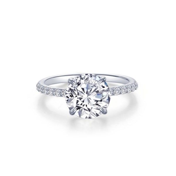 Lassaire Simulated Diamond Solitaire Ring - Sz 8 Dickinson Jewelers Dunkirk, MD