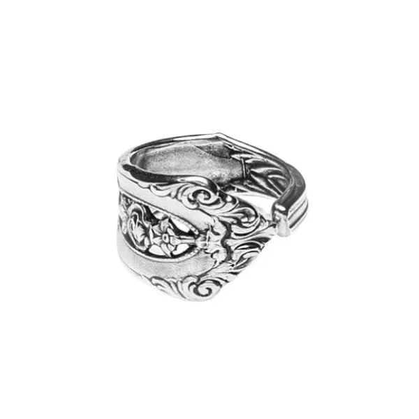 Sterling Silver "Empire" Spoon Ring Image 2 Dickinson Jewelers Dunkirk, MD