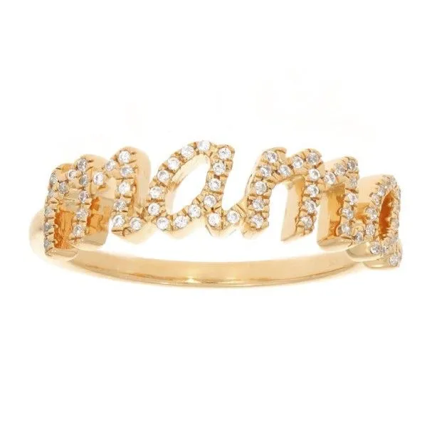 Sterling Silver & 14k Yellow Gold Plated Diamond Ring Dickinson Jewelers Dunkirk, MD