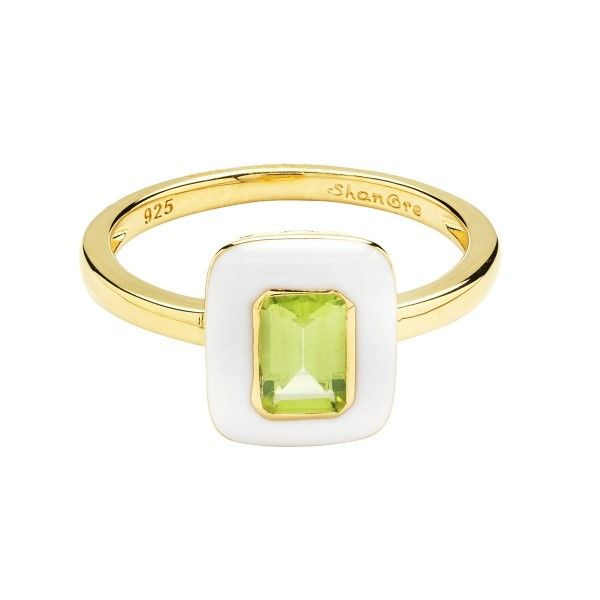 Sterling Silver and Vermeil Peridot Ring - Sz 7 Dickinson Jewelers Dunkirk, MD