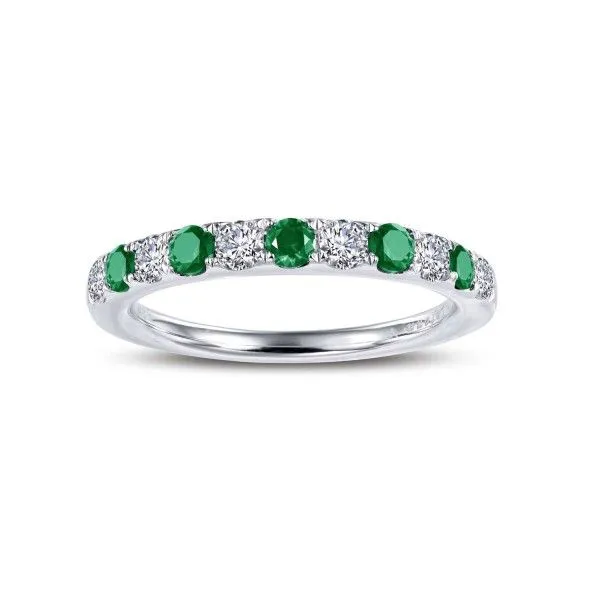 Lassaire Simulated Diamond May Birthstone Ring - Sz 6 Dickinson Jewelers Dunkirk, MD