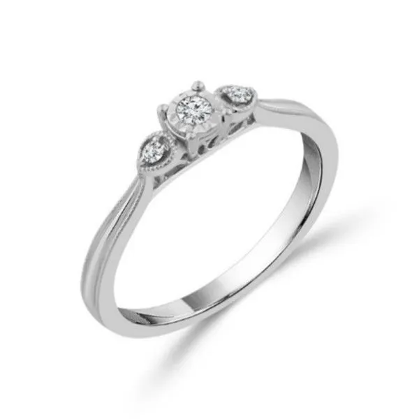 Sterling Silver Diamond Promise Ring Dickinson Jewelers Dunkirk, MD