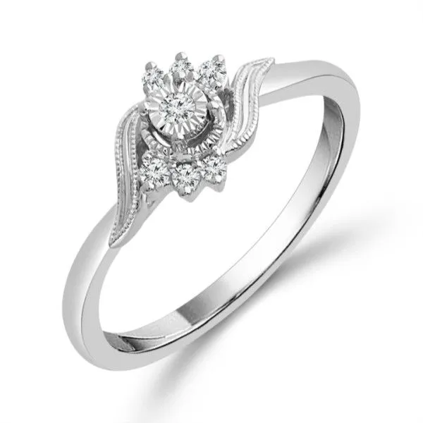 Sterling Silver Diamond Promise Ring Dickinson Jewelers Dunkirk, MD