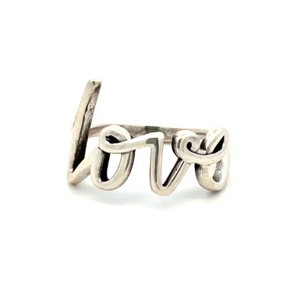 Sterling Silver "LOVE" Ring Dickinson Jewelers Dunkirk, MD