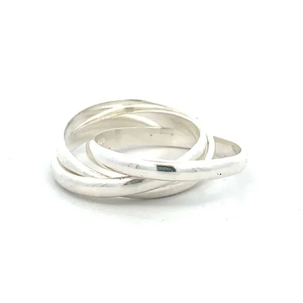Sterling Silver 3 Bands Rolling Ring Dickinson Jewelers Dunkirk, MD