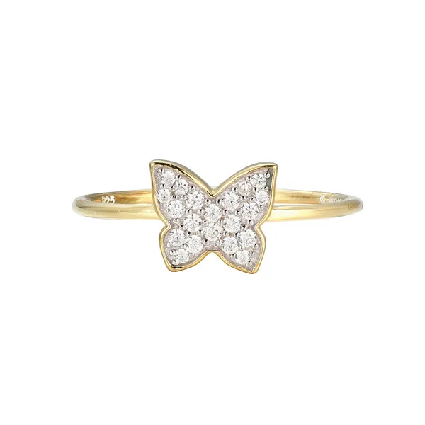 14Kt Gold Plated Butterfly Ring Dickinson Jewelers Dunkirk, MD