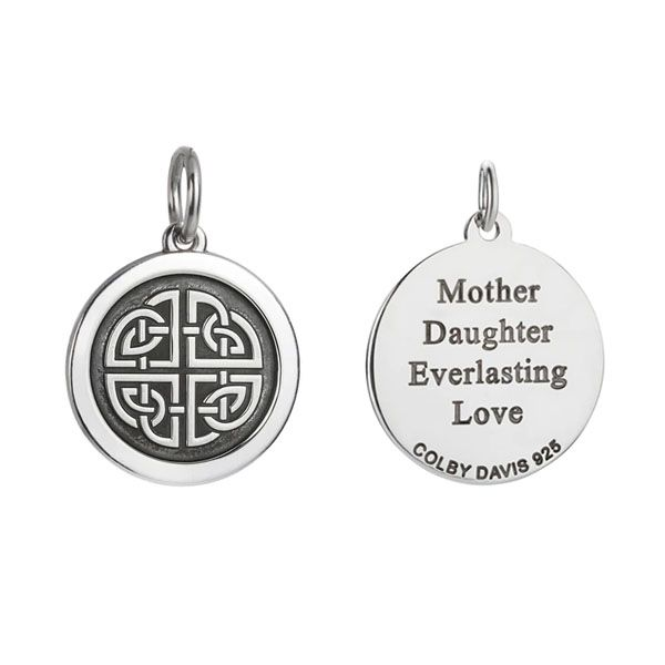Oxidized Sterling Silver Mother-Daughter Pendant Dickinson Jewelers Dunkirk, MD