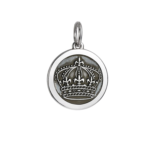 Medium Oxidized Sterling Silver Crown - Queen Bee Pendant Dickinson Jewelers Dunkirk, MD