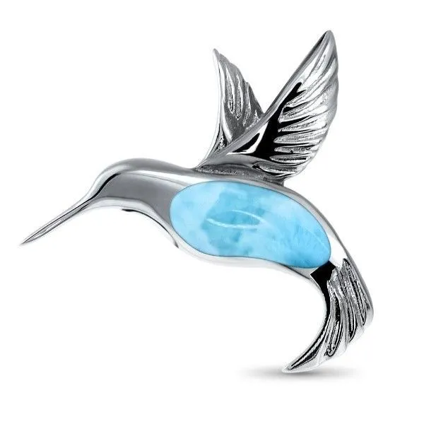 Hummingbird Larimar Pendant Dickinson Jewelers Dunkirk, MD