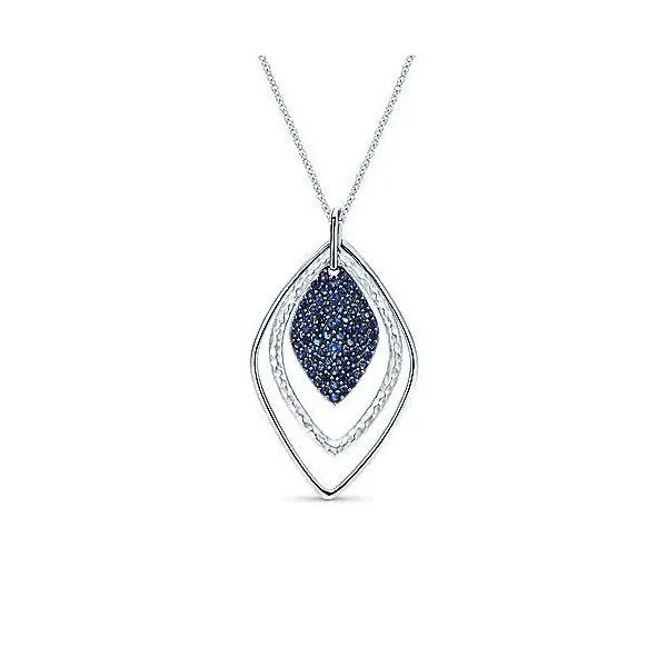 Sterling Silver Sapphire Pendant Dickinson Jewelers Dunkirk, MD