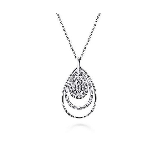Sterling Silver White Sapphire Pendant Dickinson Jewelers Dunkirk, MD