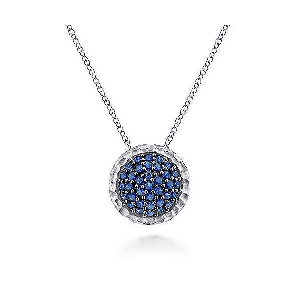 Sterling Silver Sapphire Pendant Dickinson Jewelers Dunkirk, MD