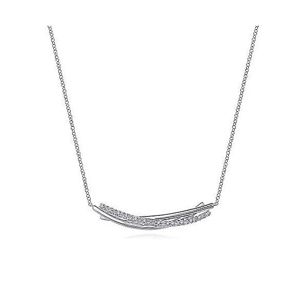 Sterling Silver White Sapphire Necklace Dickinson Jewelers Dunkirk, MD